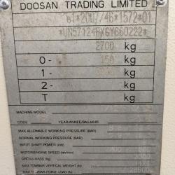 DOOSAN 7-124/10-104 S-NO 660222